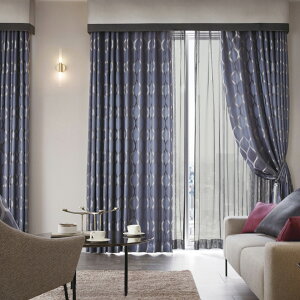 �T���Q�c���X�g�����O�X �I�[�_�[�J�[�e�� SS�d�l(�X�^���_�[�h) ��2�{�q�_(�{�D��) ��:�ܕԂ���SC7323�`7324 �h���[�v Blackout Pattern �Ռ��y�J�[�e����4510�`5250×�J�������@2210�`2400mm�z