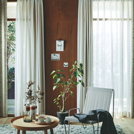 U Life オーダーカーテン U-5394〜5395▼フラットD(形態安定加工) 約1.0倍ヒダなし▼スミノエインテリアプロダクツ ユーライフ タテ使い シアー レースカーテン【カーテン幅1210〜2700×カン下寸法1010〜1200mm】