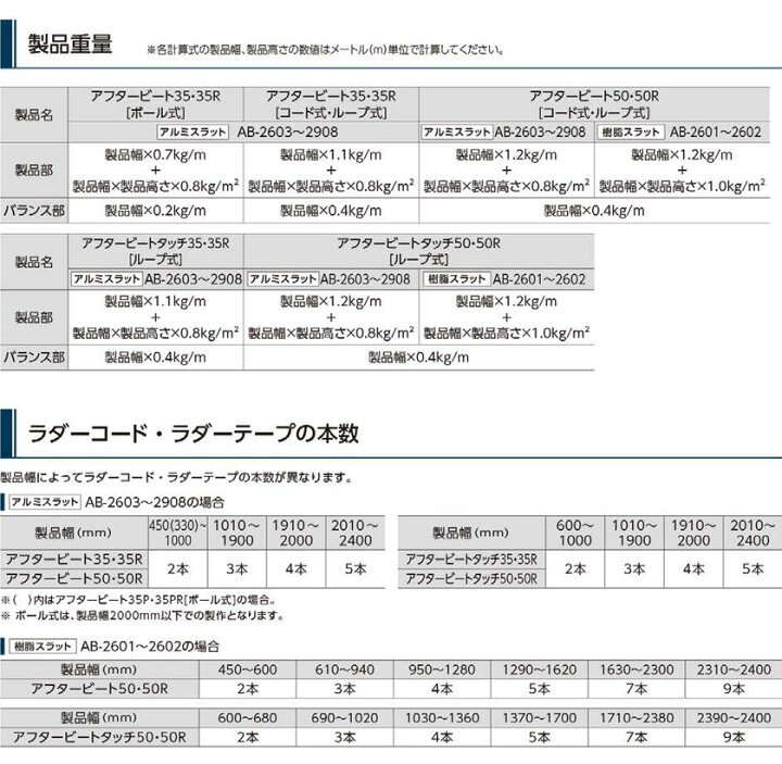 楽天市場】ブラインド オーダー タチカワブラインド▽アフタービート チェーン式(手動) 50mmスラット ラダーコード仕様▽カラーズ AB-2801〜2815ネジ止め式【製品幅45〜80×製品高さ261〜280cm】☆北海道・沖縄・離島も送料無料! : インテリアクラブ