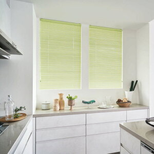 ヨコ型アルミブラインド▼シルキーアクア▼タチカワブラインド ワンポール操作、ポール操作遮熱スラット T-2082〜2695【製品幅1005〜1200×製品高さ1410〜1600mm】