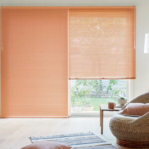 ヨコ型アルミブラインド▼シルキーカーテン セパレート▼タチカワブラインド ワンポール操作、ポール操作酸化チタン+遮熱スラット T-6124〜6576【製品幅2205〜2400×製品高さ1610〜1800mm】