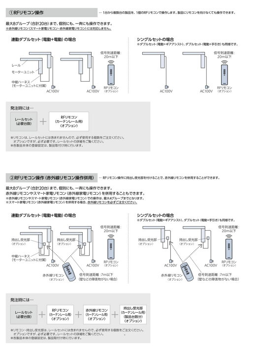 楽天市場】電動カーテンレール▽ホームタコス トリーチェ ダブルセット 