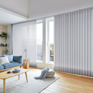 タテ型ブラインド タチカワブラインド▼ラインドレープ<レールジョイント仕様> 80mm幅スラット バトン+コード操作▼無地 ミスト遮熱 LD-7131〜7142【製品幅2805〜3200×製品高さ2610〜3000mm】