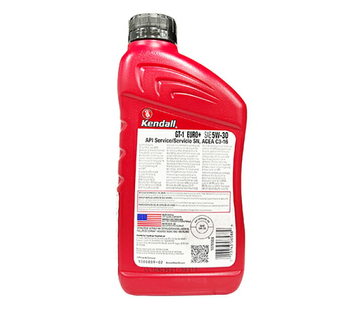 楽天市場】Kendall ケンドル エンジンオイル GT-1EURO+ 5W30 333-7142 