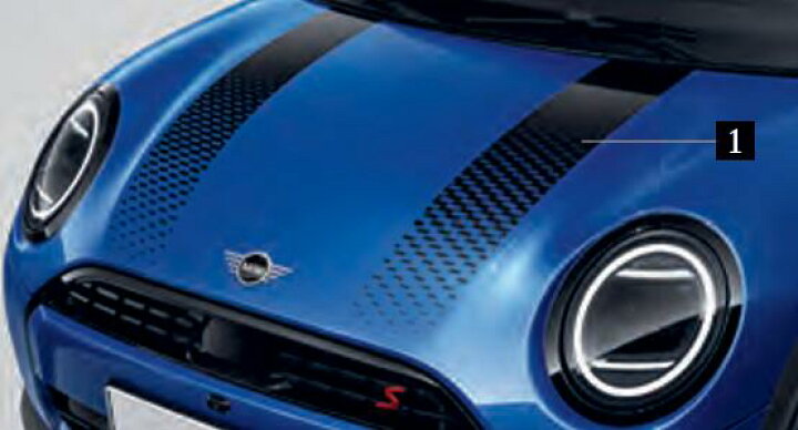 楽天市場】BMW MINI ミニ 純正アクセサリー JCW ボンネット ブラック 
