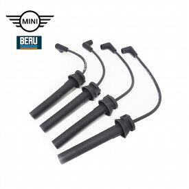 BMW MINI ミニ 優良品 BERU イグニッションコイル プラグコードセット 1台分 R50 3ドア R52 カブリオレ R53 3ドア COOPERS クーパーS 新品 ミニクーパー ケーブル コネクター付き ZEF1480 純正品番:12127513032 12127513033 12127513034 12127513035