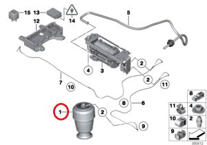 BMW RGATX i Vi 5V[Y F11 37106784379