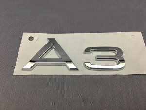 AUDI 純正 リアエンブレム"A3" 純正品番:8P08537412ZZ