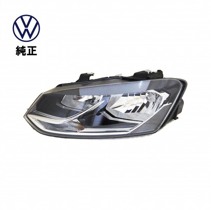 楽天市場】VW Polo ポロ ハロゲン ツイン ヘッドランプ 左側 純正 新品 
