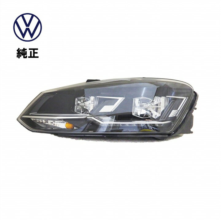 楽天市場】VW Polo ポロ 6R LED ヘッドランプ 左側 純正 新品 
