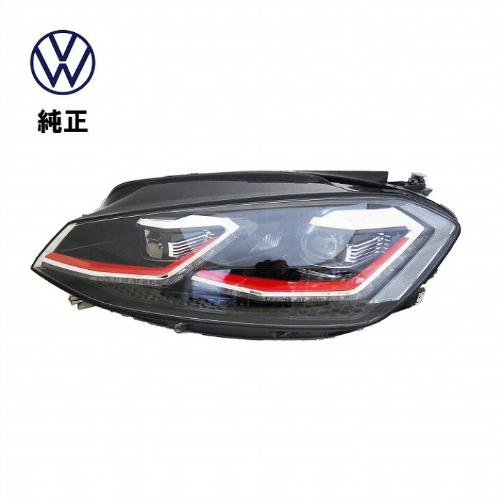 楽天市場】VW Golf7 ゴルフ7 GTI AU LED ヘッドランプ 左側 純正 新品 