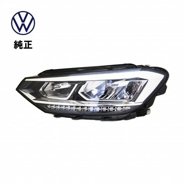 楽天市場】VW TOURAN トゥーラン 1T LED ヘッドランプ 左側 純正 新品 