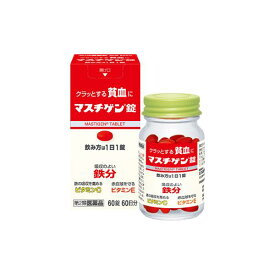 日本臓器製薬 マスチゲン 60錠 貧血 鉄分