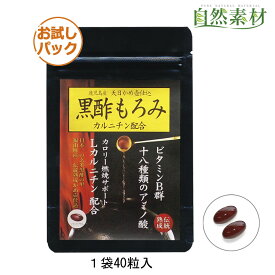 創業45年 黒酢もろみカルニチン 1袋40粒入り お試しパック 約10日分 エゴマ油 Lカルニチン配合 初回に限り 1家族様2袋まで 初回限定200袋限り 特別価格 ポスト投函