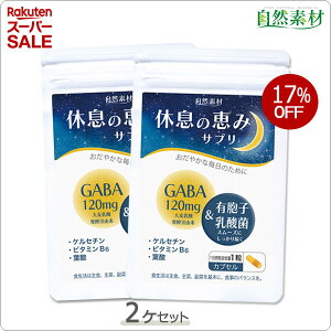 X[p[Z[ʉi n45N x̌b݃Tv30×2(2) GABA 120mg Mo LEq_ PZ` t_ r^~B6   Tv wV[t[Y  |X