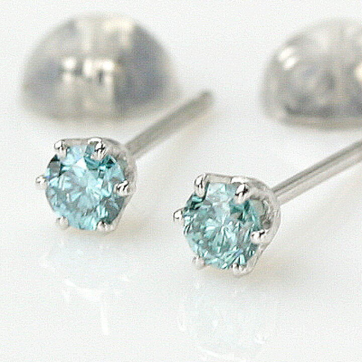 楽天市場】PTパライバダイヤモンドピアス 0.20ct 【ダイヤピアス 染め 