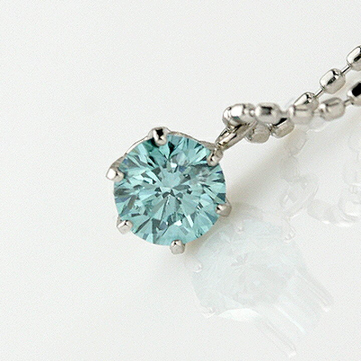 楽天市場】PTパライバダイヤペンダントネックレス 0.3ct 
