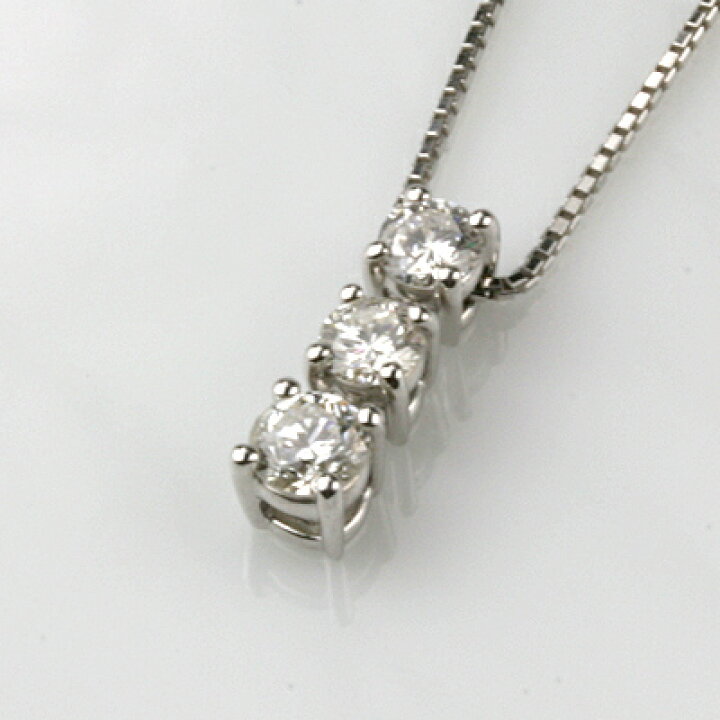 楽天市場】K18WGダイヤモンドペンダントネックレス : ダイヤモンドワールド