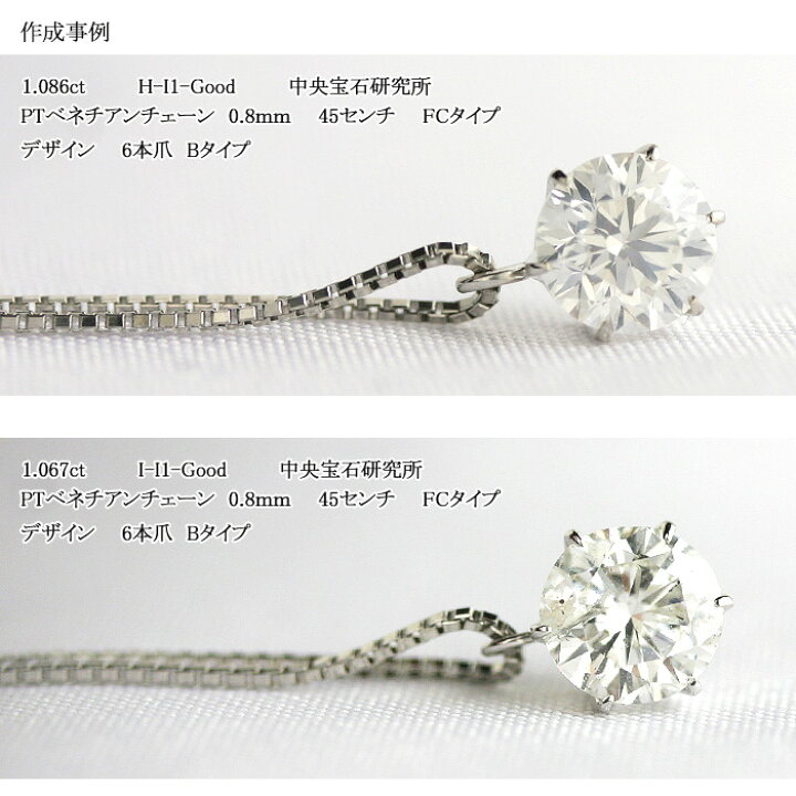 楽天市場】別格 ダイヤ PT ダイヤモンド ペンダント ヘッド Gカラー I1 