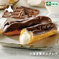 冷凍エクレア 北海道 洋菓子 "18 北海道贅沢 エクレア " 1個 お取り寄せ 冷凍 パーティー お菓子 チョコ …