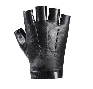 手袋 メンズ 夏用 本革 指なし レザーグローブ 春 夏 アメリカ 手袋 あったか 革手袋 裏地付きビジネス 自転車 バイク 運転 フルフィンガー 誕生日 プレゼント 普通 裏起毛 秋冬 2タイプ 黒 M-X