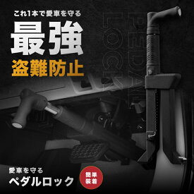 【ポイント2倍】 【MIGHTY GUARD】ペダルロック 防犯対策 盗難防止 ブレーキペダルロック カーセキュリティ CANインベーダー リレーアタック ハンドルロック マイティガード