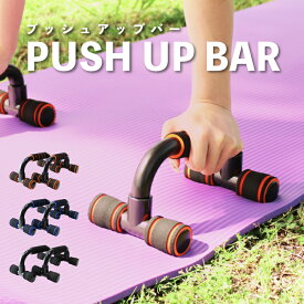 【楽天スーパーSALE特別価格】 プッシュアップバー 全3色 立て伏せ 大胸筋 二の腕 筋肉 筋トレ トレーニング フィットネス