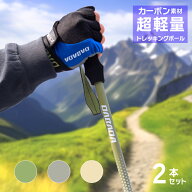 トレッキングポール カーボン 超軽量 2本セット 最長121cm カムロック式 登山 ロード 雪山 ウォーキング…
