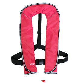 ライフジャケット 【ベストタイプ/自動膨張式】 CE認証 救命胴衣 フリーサイズ 推奨80-110cm フィッシング 釣り 船舶 マリンスポーツ ジェットスキー 送料無料