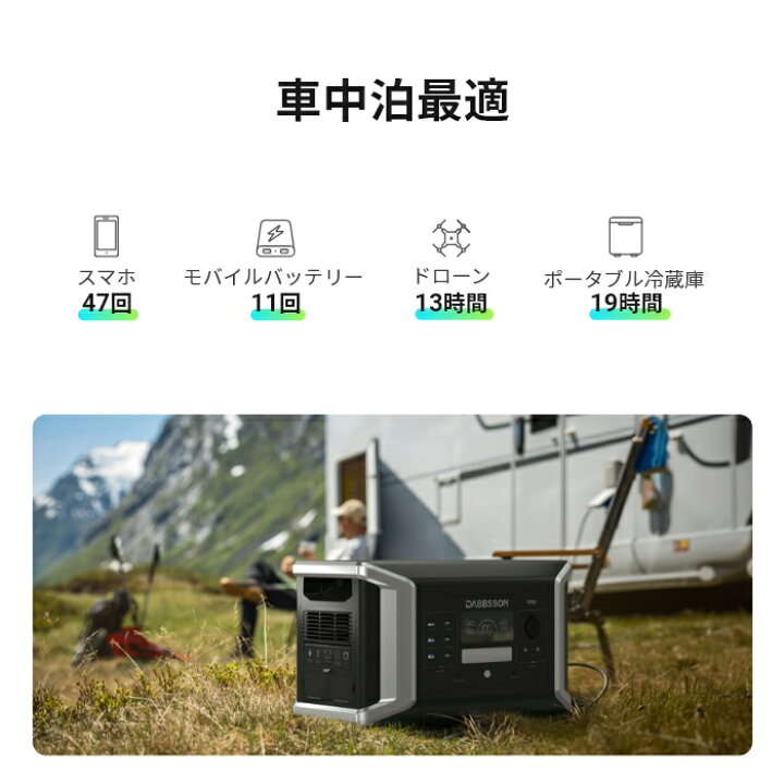 楽天市場】【クーポンで85,000円、4月10日まで】Dabbsson ポータブル 