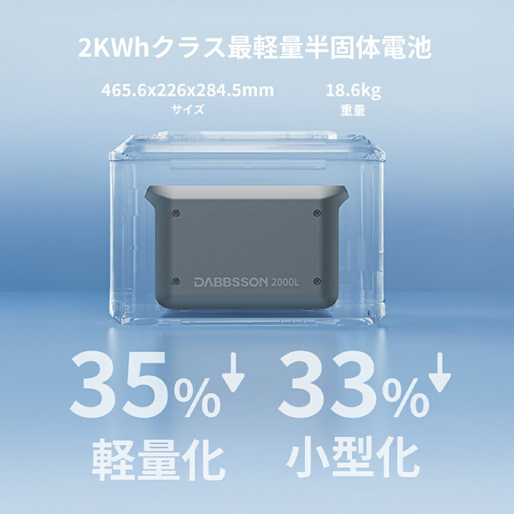 楽天市場】【クーポン利用で89,000円 4/12 から】Dabbsson 2048Wh 