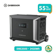 【クーポン利用で198,000円 4/12 から】Dabbsson 3430Wh ポータブル電源 ダブソン DBS3500半固体電池 高…