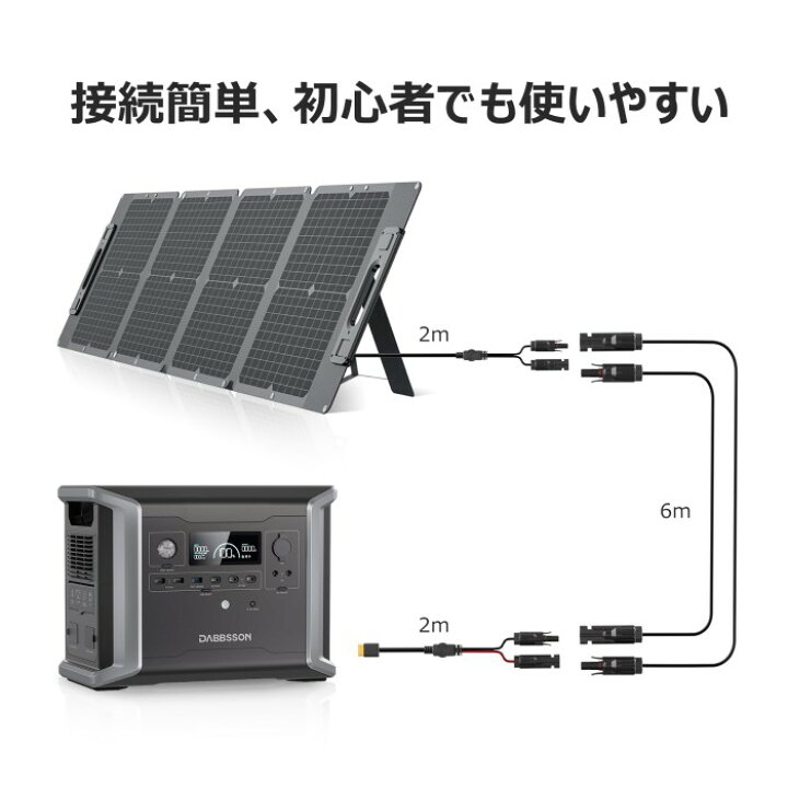 楽天市場】Dabbsson MC4型 ソーラー延長ケーブル 6m 太陽光パネル用 