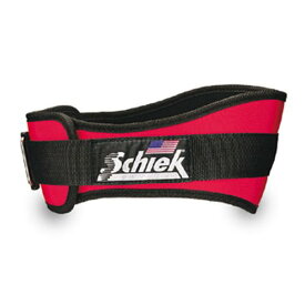 Schiek　シーク　リフティングベルト　Model2004　レッド　筋トレの必需品　ウエイトトレーニングに最適！ トレーニングベルト・パワー・ボディビル・腹筋・背筋・腹圧を高めて腰痛予防に。