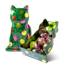 クリスマス・お歳暮にもオススメ！【送料無料】DADACA 公式 《メルティキャット缶 ミックス 7個入り》選べる猫型缶 プレゼント 北海道 プレミアム チョコレート お菓子 スイーツ 洋菓子 ギフト ねこ 猫 花柄 猫型 可愛い 猫好き お年賀 お持たせ