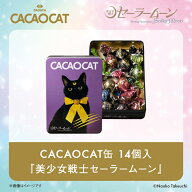 【DADACA公式】CACAOCAT缶 14個入『美少女戦士セーラームーン』