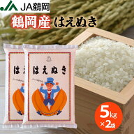 楽天店 特別価格【JA鶴岡 公式】【送料無料】 新米 令和7年度産 鶴岡産 はえぬき 5kg×2 10kg お米 はえ…