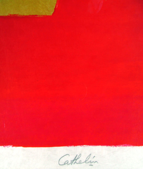 楽天市場】ベルナール カトラン リトグラフ １９８８年 赤いテーブルの