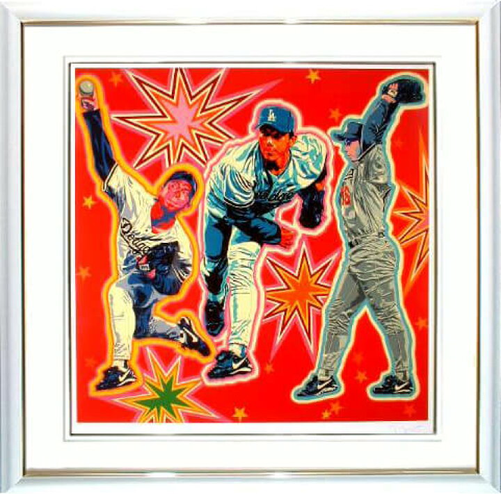 楽天市場】ヒロヤマガタ シルクスクリーン 1993 NOMO（野茂英雄 