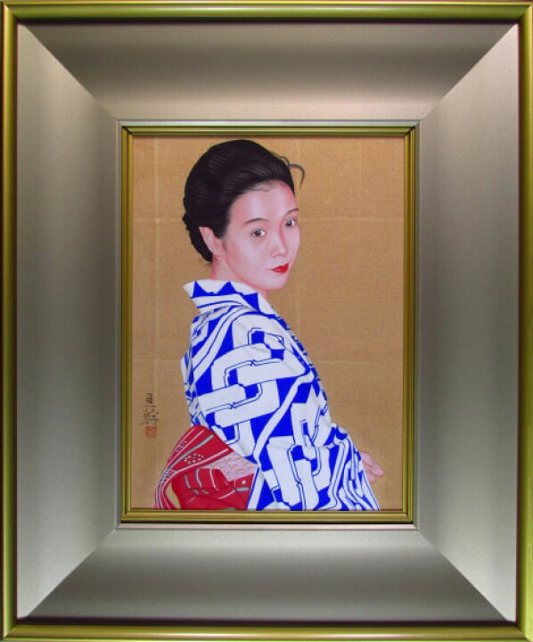 楽天市場】青山亘幹 夏 日本画4号 : ギャラリーダッドアート