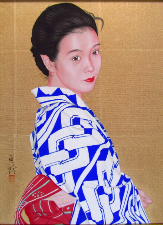楽天市場】青山亘幹 夏 日本画4号 : ギャラリーダッドアート