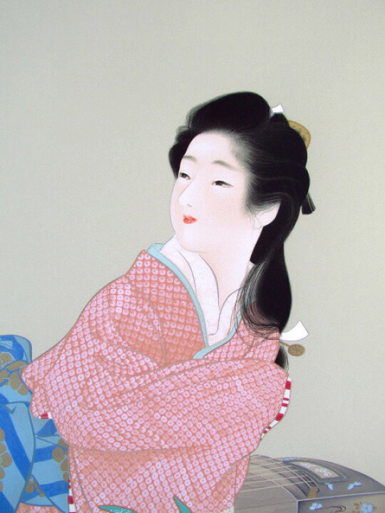 楽天市場】上村松園 娘深雪 2001 シルクスクリーン 上村淳之監修 