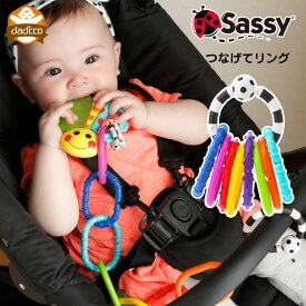 sassy サッシー つなげてリング オーリングリンクス おもちゃ 【 オーボール ストラップ 歯固め リング おもちゃホルダー チェーン 知育玩具 トイストラップ ベビーカー チャイルドシート プレイマット お出かけ 赤ちゃん ベビー 男の子 女の子 0歳 新生児 オーリンク