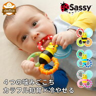 歯固め サッシー sassy カミカミみつばち 歯 出産祝い 赤ちゃん 【 おもちゃ ベビー 歯がため ラトル 女…