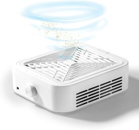 *SALE期間限定15％オフ*120W&12000rpm ネイル集塵機 静音設計 強力吸引 2枚フィルター付き ダストバッグ不要でお手入れ簡単 卓上タイプ ジェルネイル/セルフネイル対応 ネイルダストコレクター
