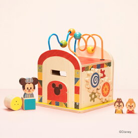 Disney | KIDEA ディズニー キディア KIDEA BUSY BOX ミッキー&フレンズ | キデア 木のおもちゃ ギフト 出産祝い プレゼント 誕生日 おしゃれ ベビー 赤ちゃん ベビーグッズ キッズ 木製玩具 ごっこ遊び