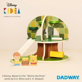 Disney | KIDEA ディズニー キディア KIDEA HOUSE くまのプーさんとなかまたち | キデア 木のおもちゃ ギフト 出産祝い 誕生日 プレゼント プーさん キッズ 木製玩具 積み木 つみき ごっこ遊び
