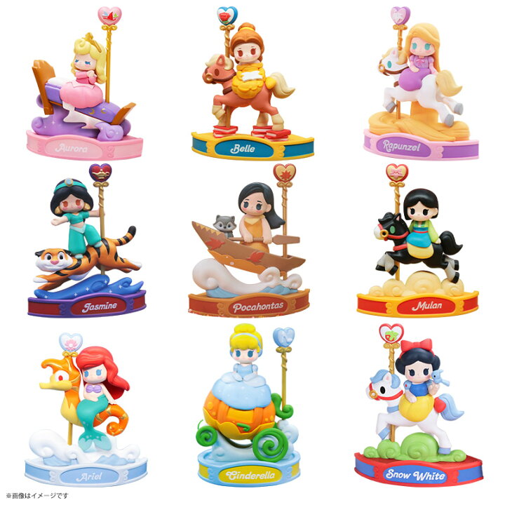 楽天市場】52TOYS BLINDBOX ディズニープリンセス カルーセル 