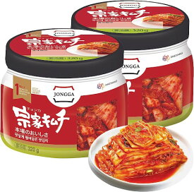 【韓国売上No.1宗家キムチ 320g × 2個】韓国 キムチ おつまみ ご飯のお供 ご飯のおとも チョンガ 韓国キムチ 宗家 韓国食品 公式 国産キムチ デサンジャパン 送料無料