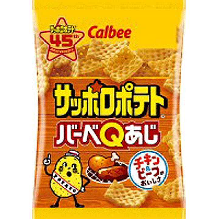 楽天市場 カルビー 小袋サイズ サッポロポテト バーベｑ味24g 24袋入 駄菓子ワールド